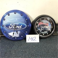 (2) Ford Clocks