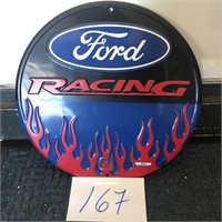 Metal Ford Racing Sign