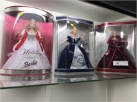 3 Assorted Barbie Dolls