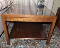 MID CENTURY ART FURNITURE END TABLE - 25" X 25" X