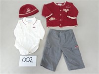 Janie & Jack Layette Infant Outfit - Sz 0-3 Months