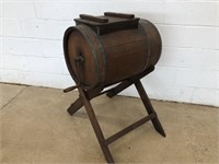 Antique Barrel-form Butter Churn