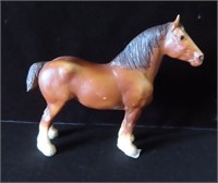 CLYDESDALE HORSE FIGURINE - 10"