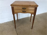 Singer Sewing Machine in Cabinet