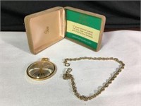 Sears Traditions Pocket Watch w case and papers