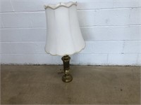 Heavy Brass Table Lamp