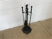 Victorian Style Metal Fireplace Tools