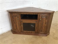 Oak Corner Entertainment Center