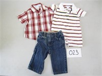 Janie & Jack Outfit + Onesie - Size 6-12 Months