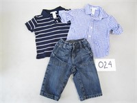 Janie & Jack Pants and Shirts - Size 6-12 Months