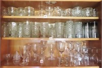 COCKTAIL GLASSES, CREAM AND SUGAR, SUNDAE DISHES