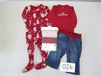 Baby Onesies + Jeans - Size 6-12 Months