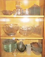 ICE CREAM DISHES, CAKE PLATES, SERVING BOWLS,