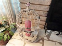 BIRD CAGE CANDLE HOLDER
