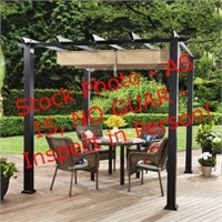 BHG meritmoor aluminum/steel pergola-tan