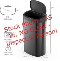 Mainstays motion sensor 13.2gal trash can