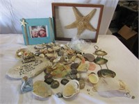 Shells & Rocks Starfish is 15" x 12"