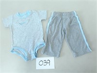 Nike Baby Onesie and Pants - Size 9-12 Months