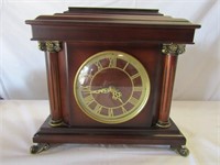 Bombay Mantle Clock 10" T Battery Operated