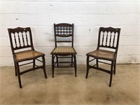 (3) Various Side Chairs
