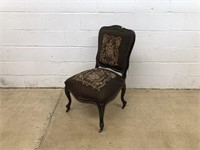 Vintage Needlepoint Side Chair