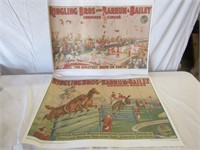 2 Ringling Bros -Barnum Bailey Prints