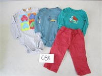 Baby Onesies, Shirt and Pants - Size 12-18 Months
