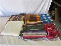 Lot of Blankets & Throws