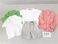 4 Baby GAP Collared Shirts + Shorts - 18-24 Months