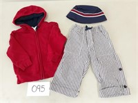 Janie & Jack Toddler Outfit + Hat - Size 2T