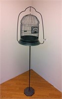 Vintage Birdhouse on stand, 62.5" h x 16" w