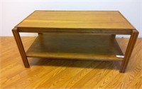 Wooden cofffee table, 37" x 17.5" h x 18" d