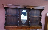 Wall Mounted Wooden Shelf/Headboard
