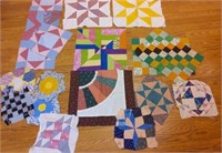 Quilt Blocks, assorted for crafting or pillow tops