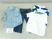 3 Janie & Jack Toddler Shirts + Jeans - Size 3T