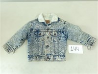 Vintage Kid's Levi's Sherpa Lined Denim Jacket - 7