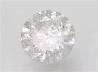 Certified 1.55 Cts  Round Brilliant Loose Diamond