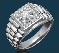Certified 1.47 Cts Natural Diamond Ring