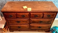 Dresser with six drawers