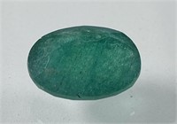 Certified 5.50 Cts Natural Oval Cut Emerald