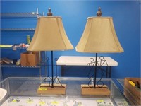 PAIR OF LAMPS