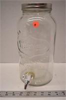 Novelty Mason Jar drink dispenser (12"H)