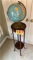 Fern stand and globe