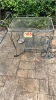 Metal tea cart