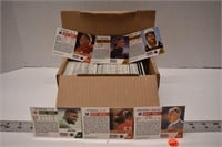 Box off assorted NFL 90 Pro-set football cards