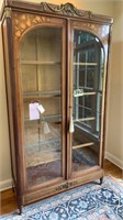 French curio cabinet 48"x18”x89”
