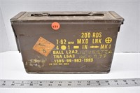 Small ammunition box (10.5"L, 3"W, 6.5"H)