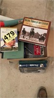 2 boxes of books, Historical books