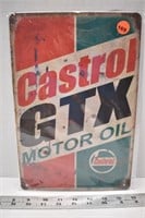 Decorative tin sign (12" x 8") - Castrol