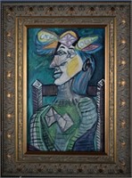 In the Manner of Picasso Original COA